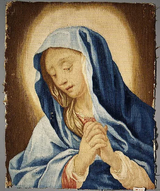 Bust of the Virgin by Guido Reni depicting Luke 1