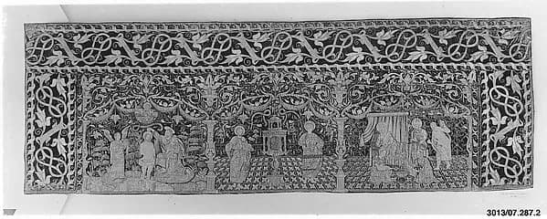 Altar frontal by Anonymous depicting Matthew 3