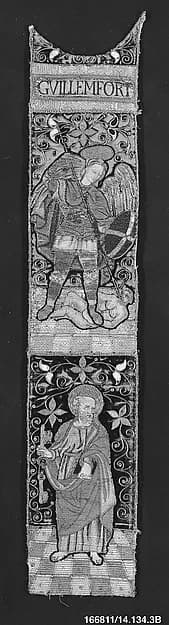 Orphrey (one of a pair) by Anonymous depicting Revelation 12