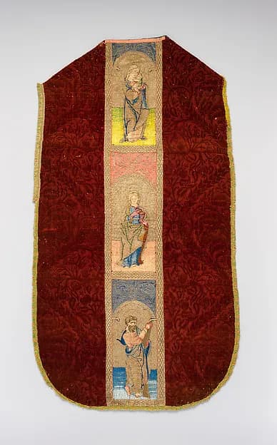 Chasuble back by Anonymous depicting Luke 2