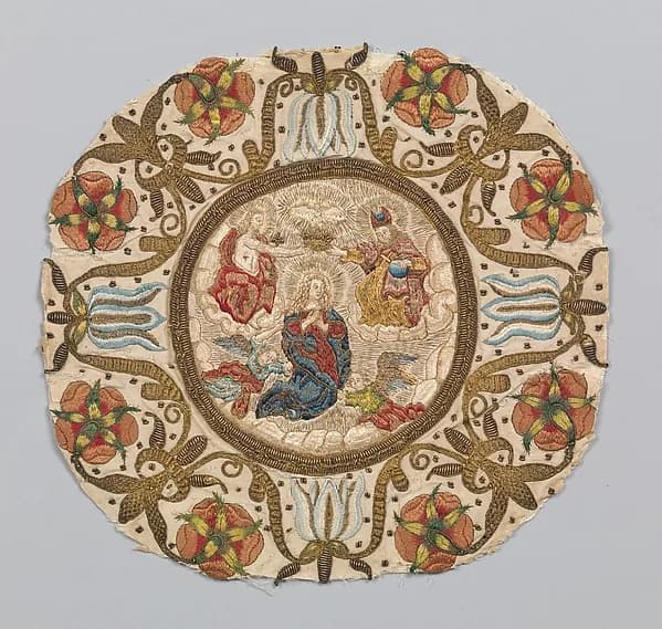 Medallion by Anonymous depicting Luke 1