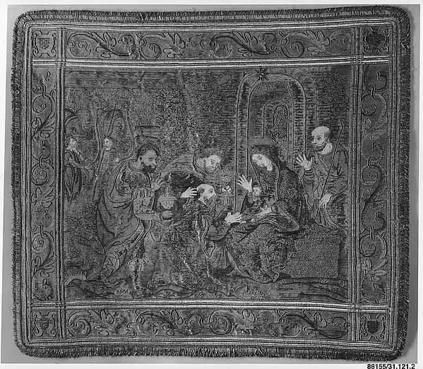 The Adoration of the Magi by Anonymous depicting Matthew 2