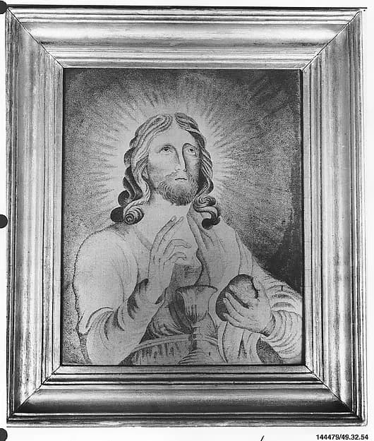 Jesus blessing the bread and wine by Anonymous depicting John 1