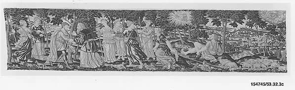 Valance with The Story of Moses by Bernard Salomon depicting Exodus 2