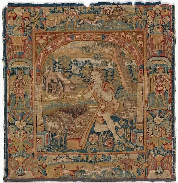 "The Repentance of the Prodigal Son" from a set of six of The Parable of the Prodigal Son by Anonymous Workshop, British depicting Luke 15