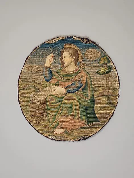 Saint Mark (one of four) by Anonymous depicting Mark 1