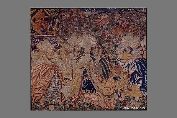 Panel with the story of King Solomon by Anonymous depicting 1 Kings 3