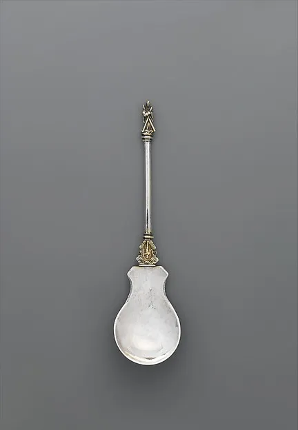 Spoon by Anonymous depicting Luke 2