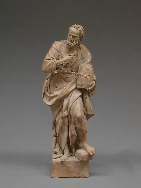 Saint Peter by Giuseppe Picano depicting Matthew 4