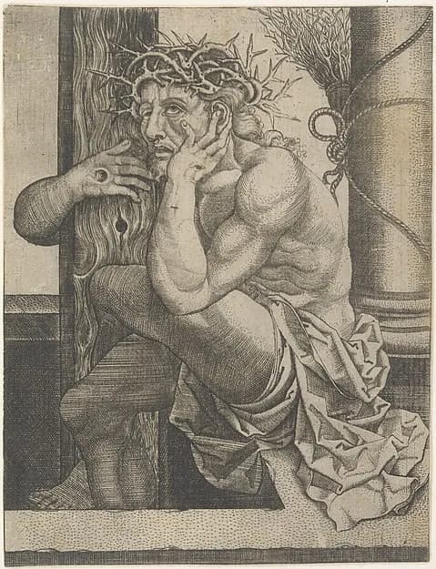 Christ as the Man of Sorrows by Frans Crabbe van Espleghem depicting John 1