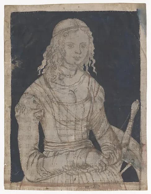Saint Catherine by Lucas Cranach the Elder depicting Romans 8