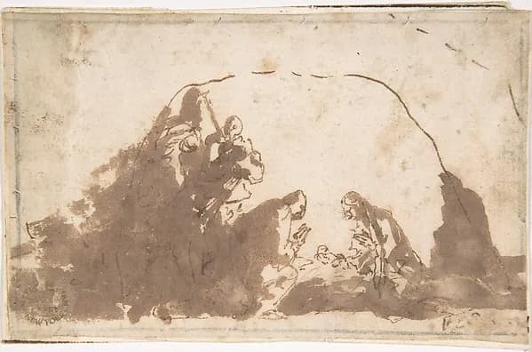 Adoration of the Magi by Anonymous, Dutch, 17th century depicting Matthew 2
