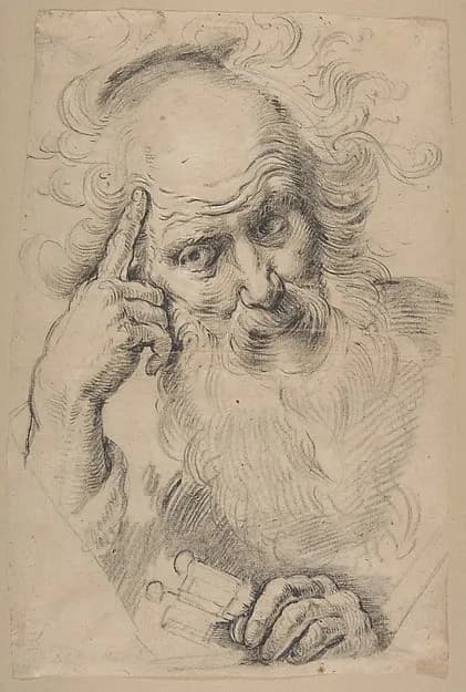 Saint Peter by Bernardo Strozzi depicting Matthew 4
