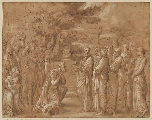 Christ and the Centurion by Anonymous, French, 17th century depicting John 1