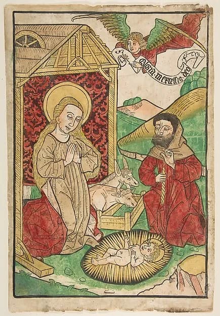 The Nativity by Wolfgang depicting Luke 2