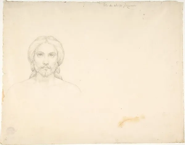 Head of Christ by Andre-Jacques-Victor Orsel depicting John 1