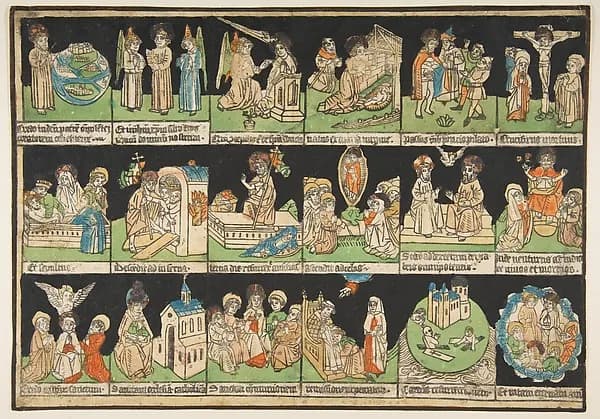 The Creed by Anonymous, German, 15th century depicting Matthew 27