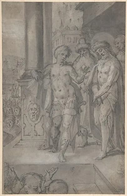 Christ Presented to the People by Caspar Fraisinger depicting John 1