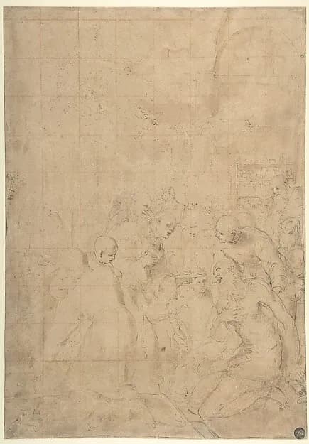The Last Communion of Saint Jerome by Ludovico Carracci depicting Romans 8