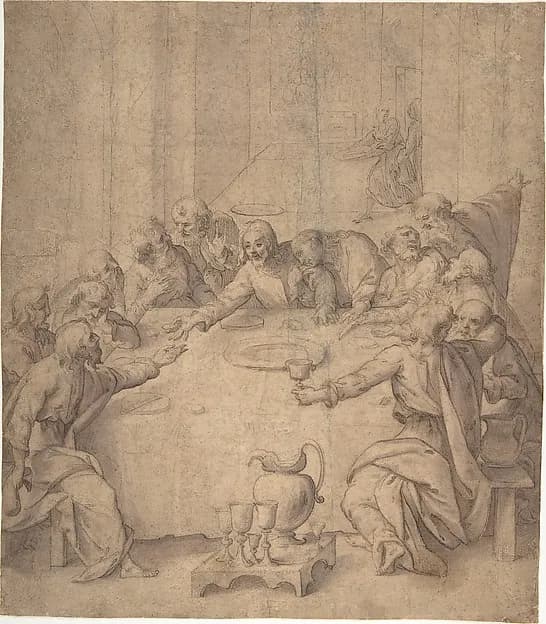 The Last Supper by Francesco Curia depicting Matthew 26