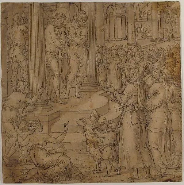Ecce Homo by Anonymous, French depicting John 19