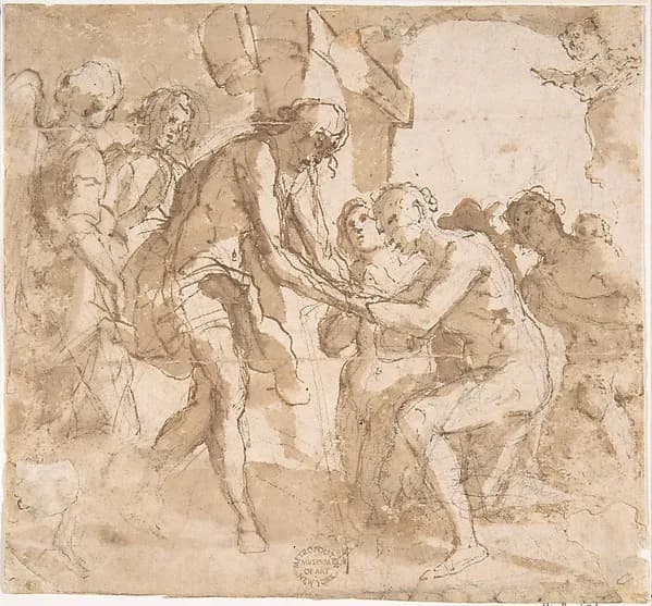 Descent of Christ into Limbo by Anonymous, Italian, 16th century depicting John 1
