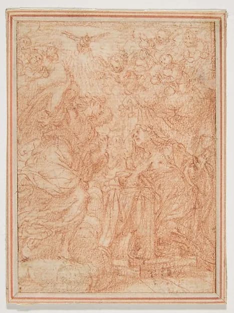 The Annunciation by Camillo Procaccini depicting Luke 1