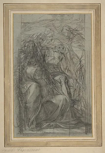 Study for the Pietà by Giulio Cesare Procaccini depicting John 1