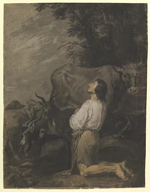The Prodigal Son by Salvator Rosa depicting Luke 15