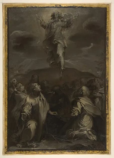 The Ascension of Christ by Ventura Salimbeni depicting Acts 1