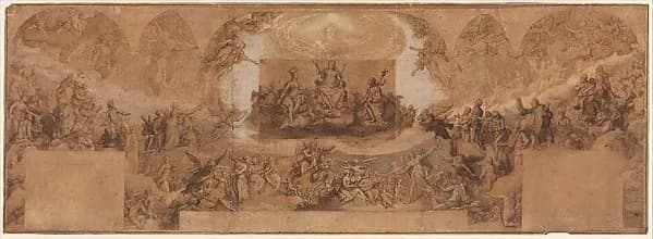 Paradise by Federico Zuccaro (Zuccari) depicting Matthew 3