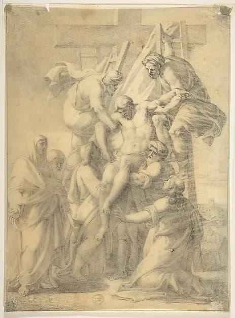 Descent From the Cross by Anonymous, Italian, 16th century depicting John 1