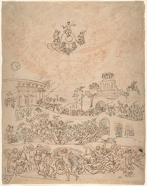 The Last Judgment by Michael Herr depicting Revelation 20