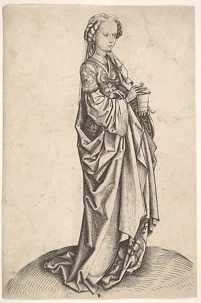 Mary Magdalen by Master i.e. depicting Luke 7