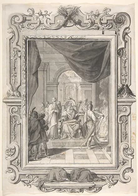 A Scene of Judgment by Johann Melchior Füssli depicting Revelation 20