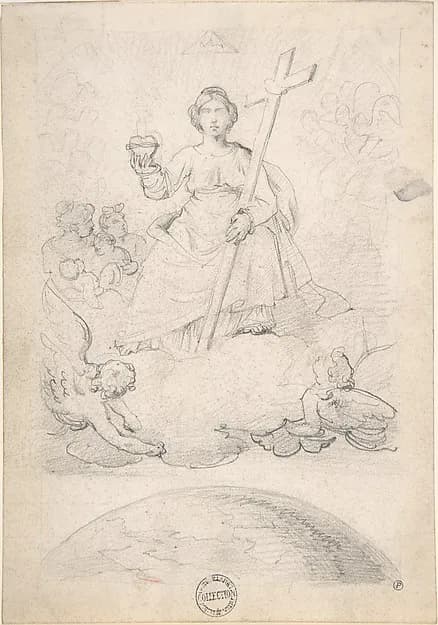 The Virgin of the Sacred Heart by Théodore Géricault depicting Luke 1