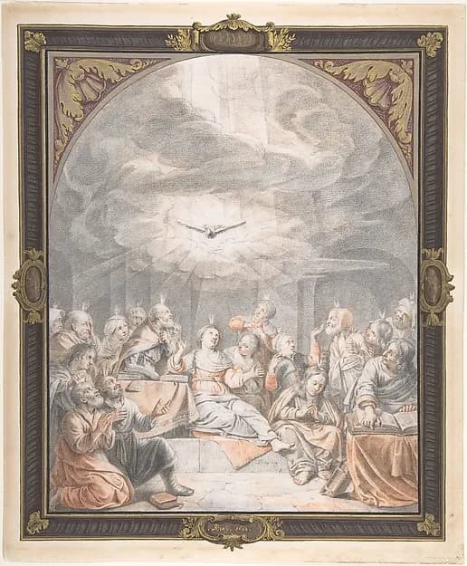 The Pentecost by Salomon de Bray depicting Acts 2
