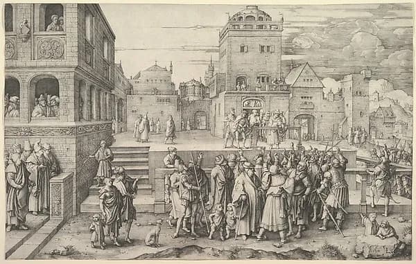 Ecce Homo by Lucas van Leyden depicting John 19