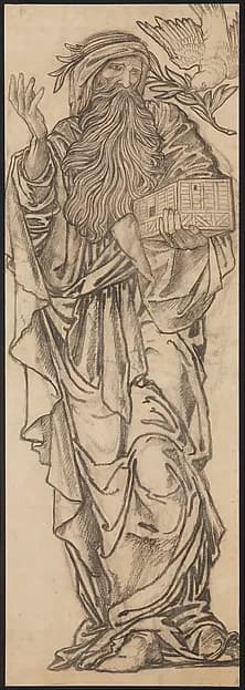 Noah by Sir Edward Burne-Jones depicting Genesis 7