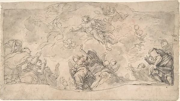 The Ascension of Christ by Hans Georg Asam depicting Acts 1