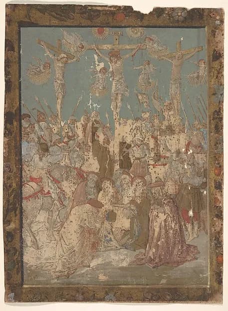 Calvary, from Life of the Virgin and Christ by Francesco Rosselli depicting Matthew 27