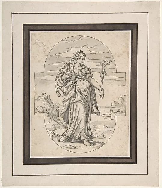 Allegory of Faith by Hans Friedrich Schorer depicting John 1