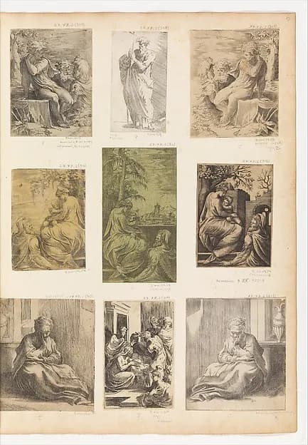 The Nativity by Parmigianino (Girolamo Francesco Maria Mazzola) depicting Luke 2