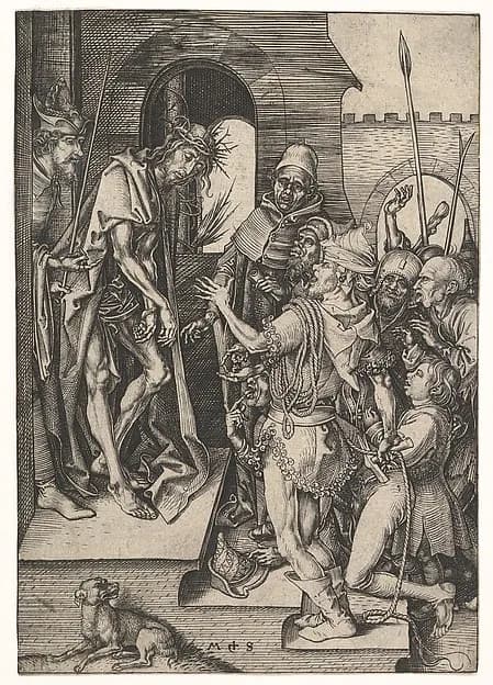 Ecce Homo by Martin Schongauer depicting John 19