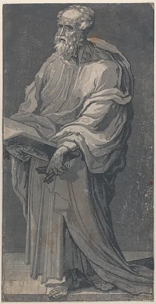 Saint Peter by Domenico Beccafumi depicting Matthew 4