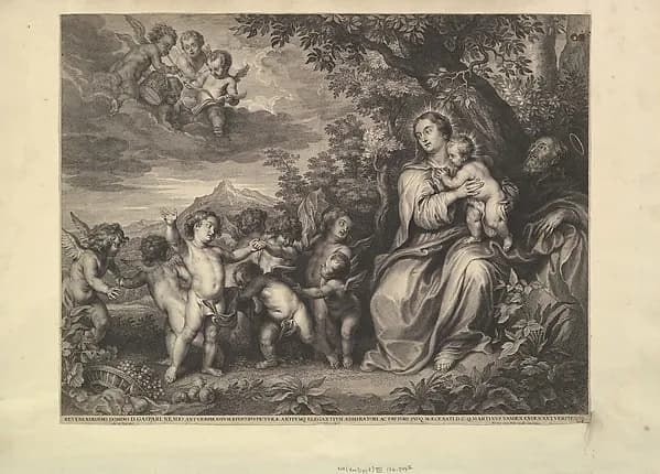 Rest on the Flight into Egypt by Anthony van Dyck depicting Matthew 2