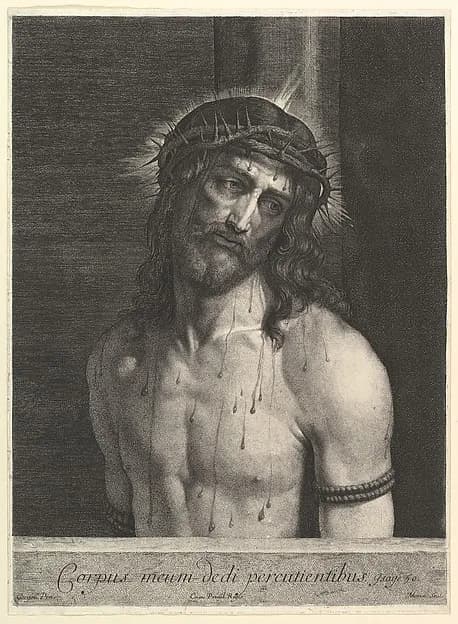 Le Christ a la colonne by Jean Morin depicting John 1