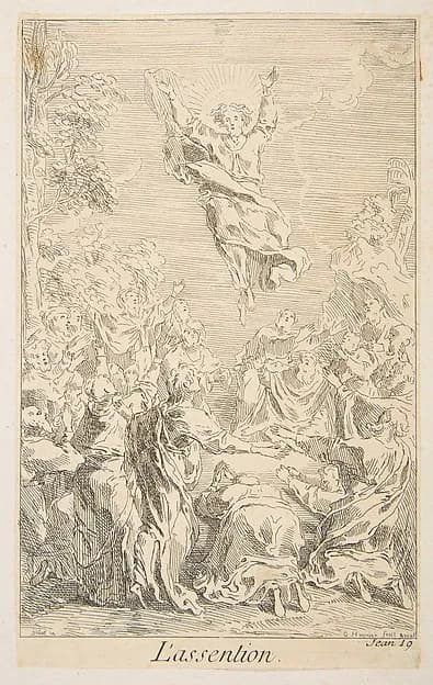 Ascension by Claude Gillot depicting John 1