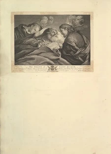 The Death of St. Joseph by Alonso Cano depicting John 1