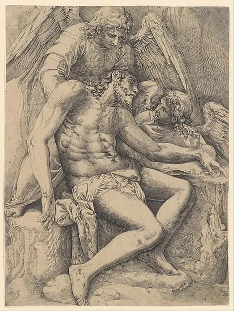 Corpus Christi by Battista Franco depicting John 1